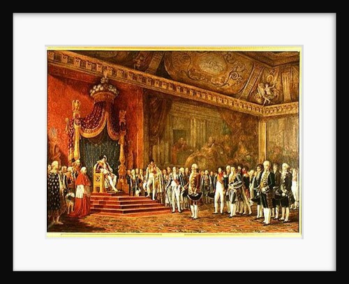 Napoleon Receiving the Delegation from the Roman Senate, 16th November 1809 by Innocent Louis Goubaud