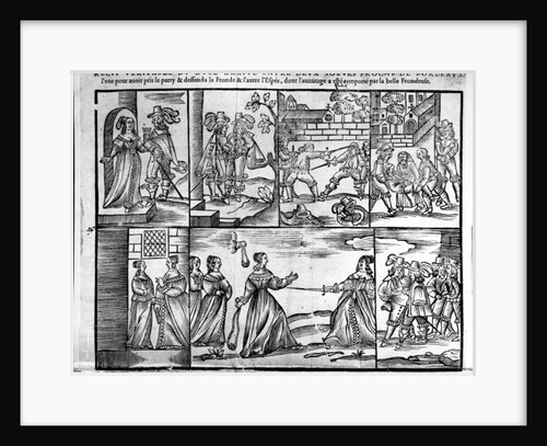 A Duel Between Two Sisters near Bordeaux, 1650 by French School