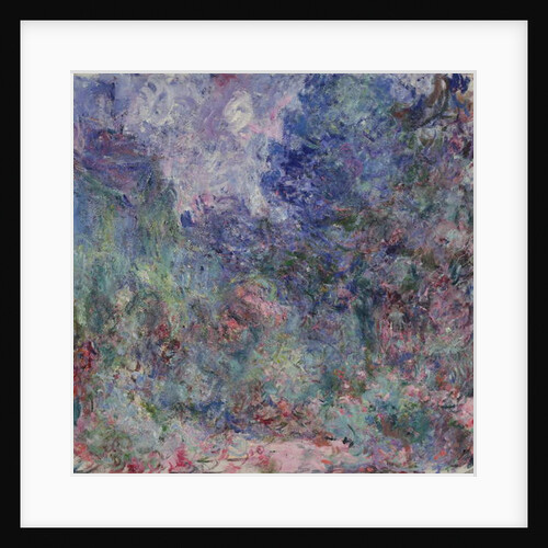 The House at Giverny Viewed from the Rose Garden, 1922-24 by Claude Monet