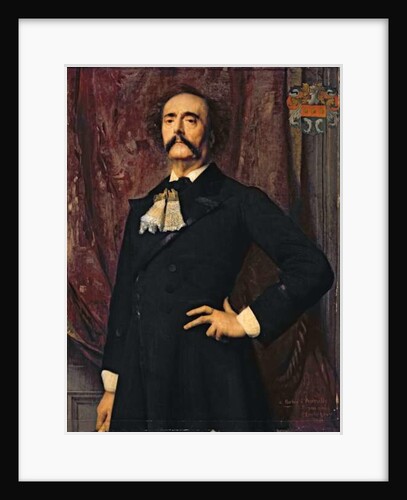 Portrait of Jules Barbey d'Aurevilly 1881 by Emile Levy