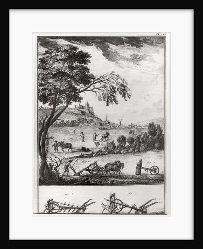 Agriculture, plate I from the Encyclopaedia of Denis Diderot 1762 by French School