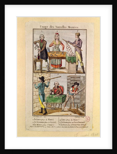 Use of the New Measures, 1795 by J.P. Delion