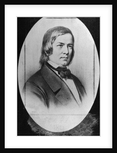 Robert Schumann engraved from a photograph by Jacotin Jacotin