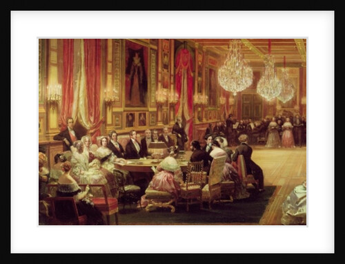 Concert in the Galerie des Guise at Chateau d'Eu, 4th September 1843, 1844 by Eugene-Louis Lami