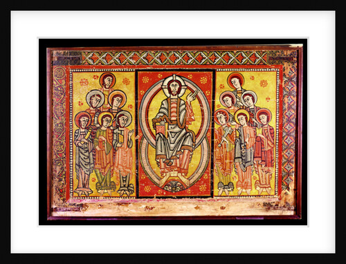 Christ in Majesty Surrounded by the Twelve Apostles by Spanish School