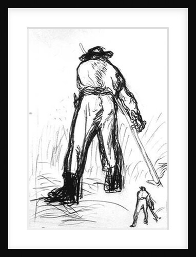 Two Reapers Seen from the Back by Jean-Francois Millet