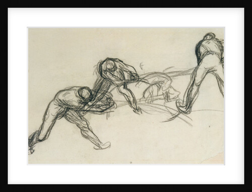 The Pit Sawyers by Jean-Francois Millet