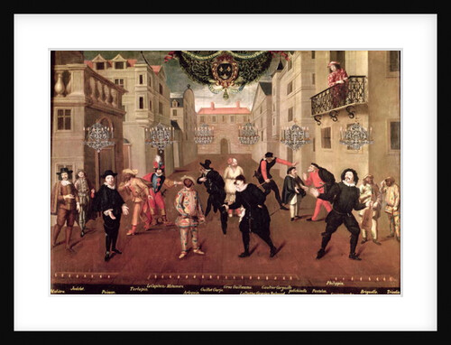 Italian and French Comedians Playing in Farces, 1670 by Verio