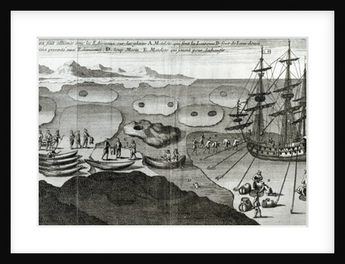 The Ship Making Alliance with the Eskimos by French School