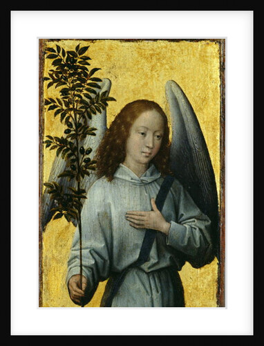 Angel Holding an Olive Branch by Hans Memling