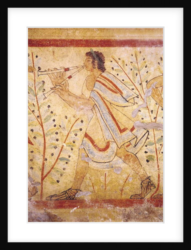 Musician playing the Pipes by Etruscan