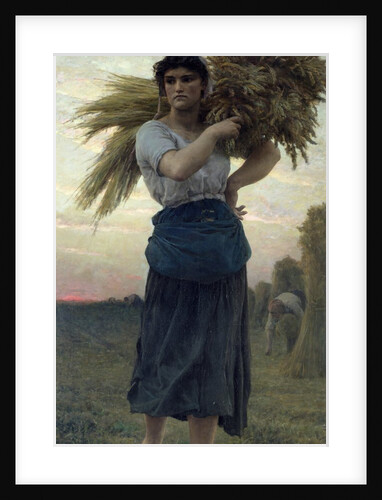 The Gleaner, 1877 by Jules Breton