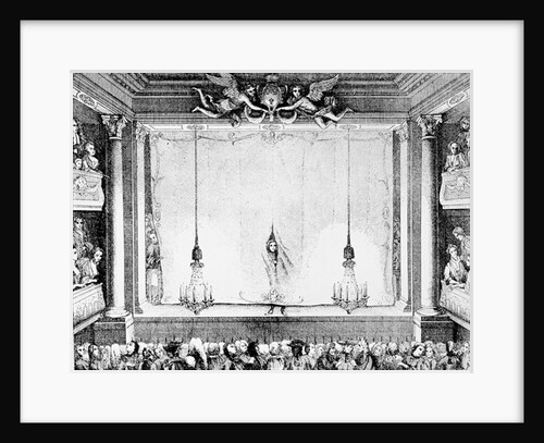 The Comedie Francaise during the Time of Moliere at the Palais Royal Auditorium by Charles Antoine Coypel