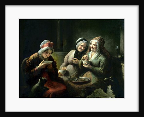 The Three Gossips, 1841 by Louis Grosclaude