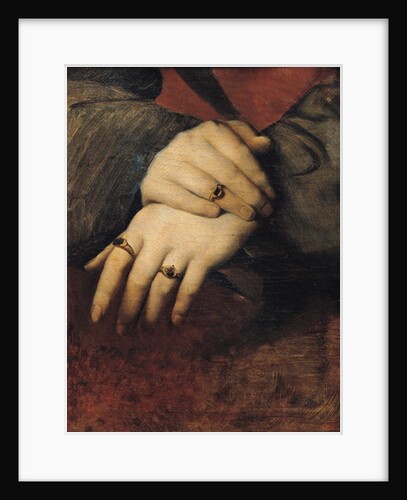 Study of a Woman's Hands, after the portrait of Maddalena Doni by Raphael by Jean Auguste Dominique Ingres