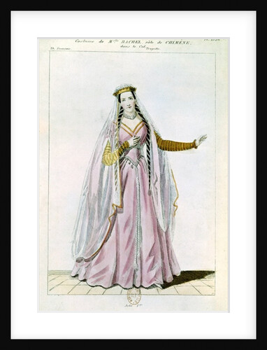 Rachel in the role of Chimene in 'Le Cid' by Pierre Corneille by French School
