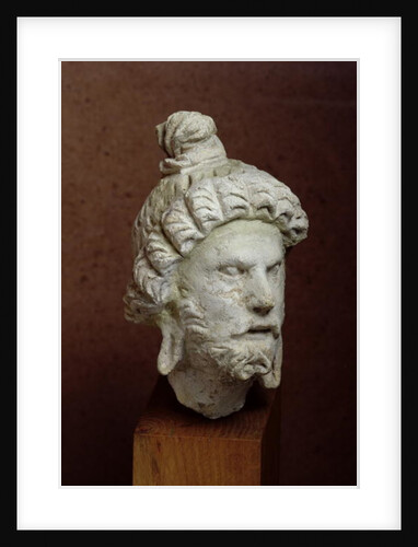 Head of Brahma, Afghanistan, 2nd-4th century by School Afghan