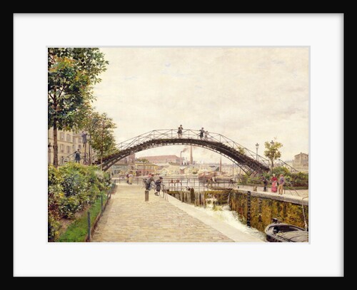 The Saint-Martin Canal by Marie Francois Firmin-Girard