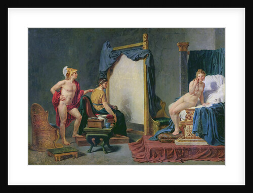 Apelles Painting Campaspe in the Presence of Alexander the Great by Jacques Louis David