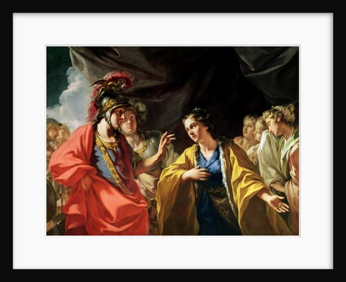 The Clemency of Alexander the Great in front of the Family of Darius III by Giovanni Antonio Pellegrini