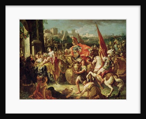 The Entrance of Alexander the Great into Babylon by Gasparo Diziani
