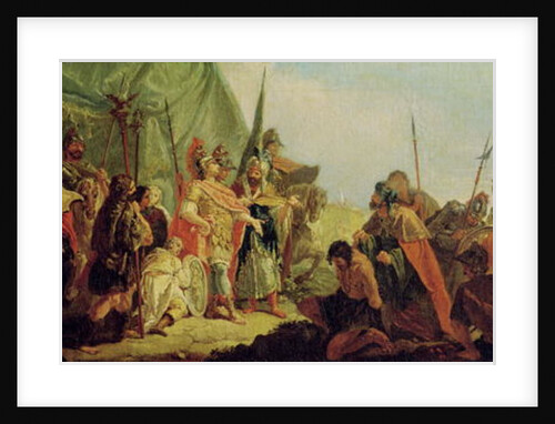 Alexander the Great and Porus by Francesco Fontebasso