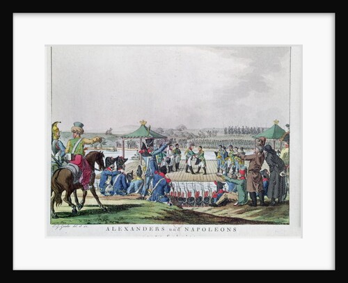 Alexander I and Napoleon Take the First Steps Towards a General State of Peace, 26th June 1807 by Christian Gottfried Geissler