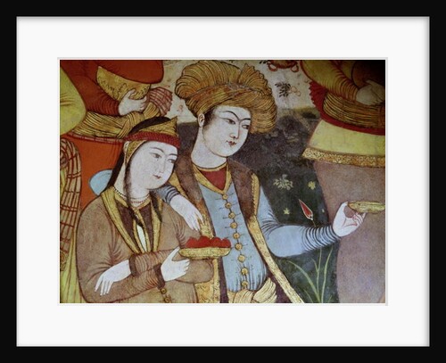 Nobles at the Court of Shah Abbas I by Persian School