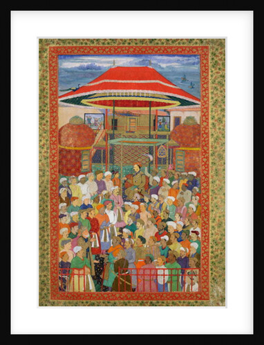 The Court Welcoming Emperor Jahangir by Mughal School