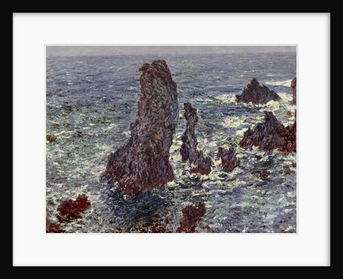 The Rocks at Belle-Ile, 1886 by Claude Monet