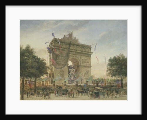 The Funeral of Victor Hugo 1885 by Georges Francois Guiaud