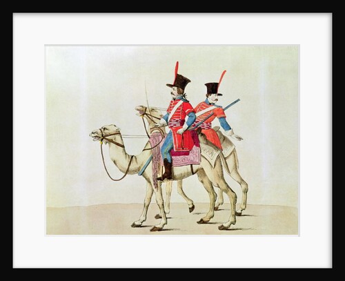 Soldiers of the Dromedary Regiment, 1839 by Laderer Laderer