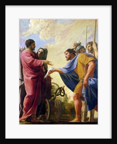 Scene from the Life of Cincinnatus. Cincinnatus Returning to his Plough Decorated with a Laurel Wreath, 1799 by Charles Francois Poerson