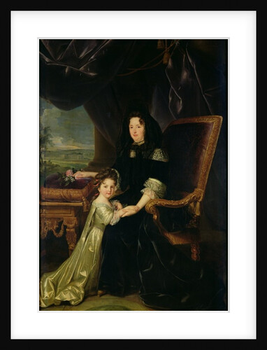 Francoise d'Aubigne Marquise of Maintenon and her Niece, Francoise d'Aubigne, the Future Duchess of Noailles, c.1686 by Louis Ferdinand Elle
