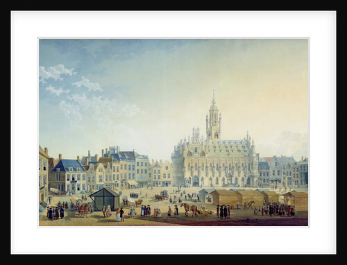 The Main Square, Middelburg, 1812 by Anton Ignaz Melling