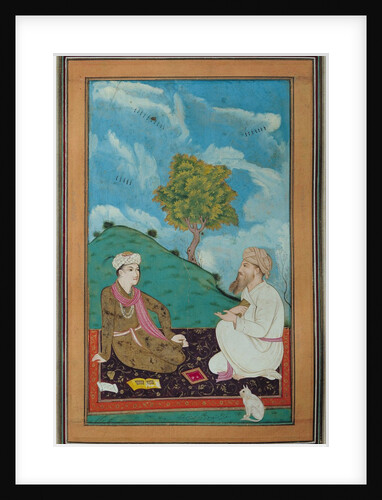 A Teacher and his Pupil, 1674 by Persian School