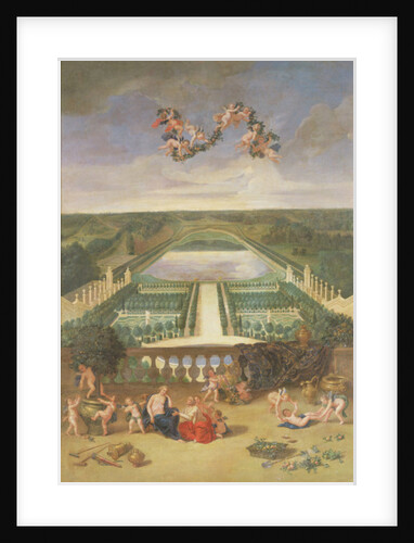 View of the Orangerie at Versailles by Jean the Younger Cotelle