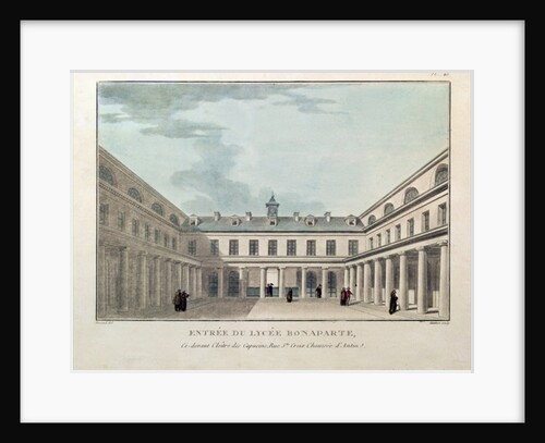 Entrance to the Lycee Condorcet by Durand