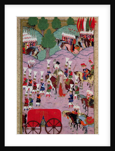 The Army of Suleyman the Magnificent Leave for Europe by Islamic School