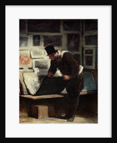 The Collector of Engravings, c.1860-62 by Honore Daumier