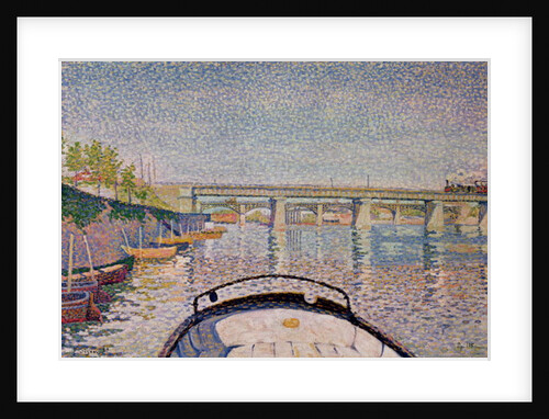 The Bridge at Asnieres, 1888 by Paul Signac