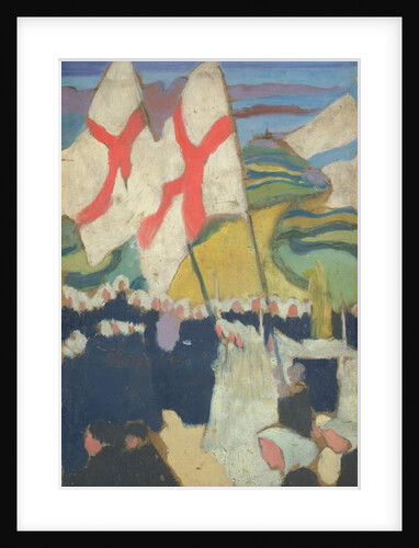 Procession of the Standards to La Clarte, 1897 by Maurice Denis
