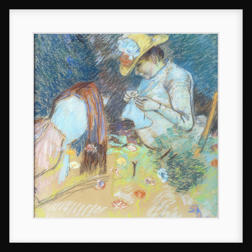 Madame Guillaumin Sewing, 1888 by Jean Baptiste Armand Guillaumin
