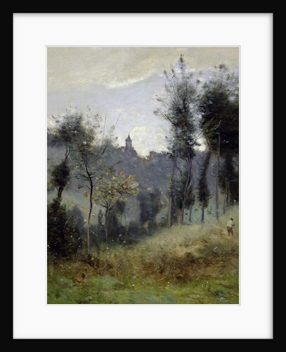 Canteleu near Rouen, 19th century by Jean Baptiste Camille Corot