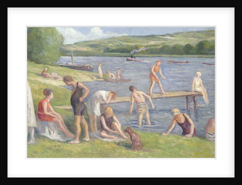 Bathers on the Banks of the Seine by Maximilien Luce