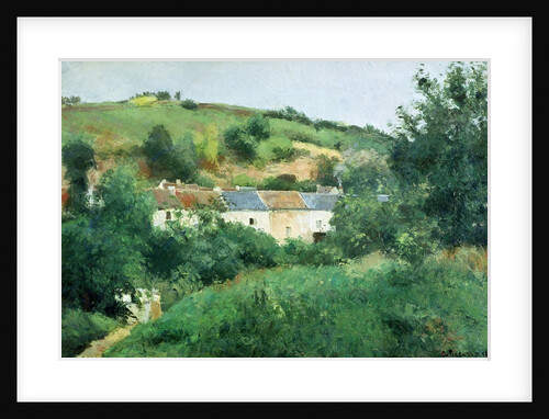 The Path in the Village, 1875 by Camille Pissarro