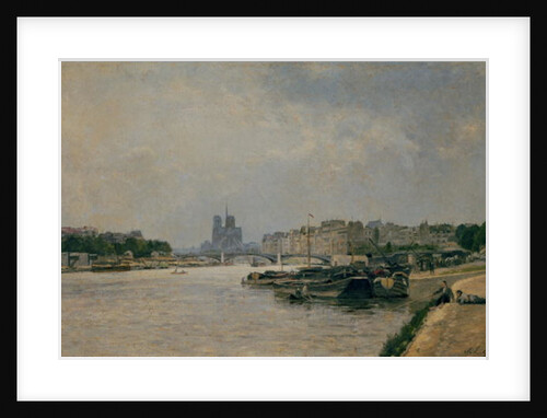 The Seine from the Quai de la Rapee by Stanislas Victor Edouard Lepine