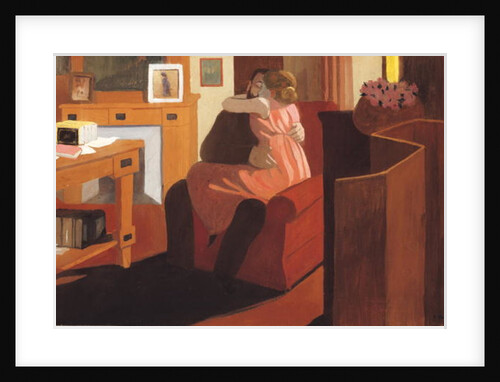 Intimacy, Couple in an Interior with a Partition, 1898 by Felix Edouard Vallotton