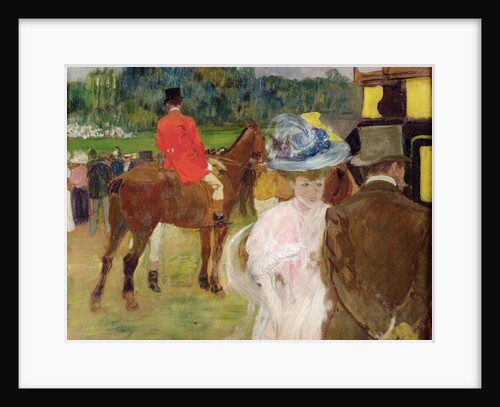 At the Races at Auteuil, 1907 by Leon Georges Carre