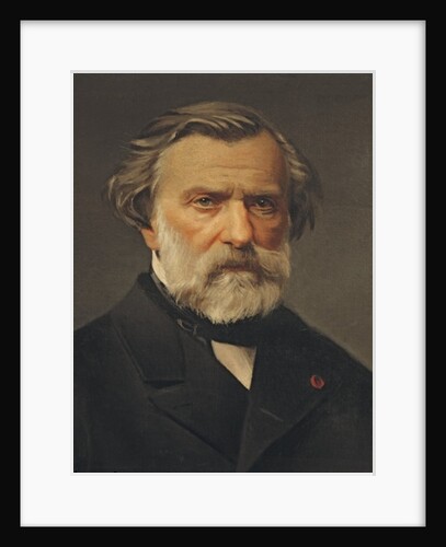 Ambroise Thomas previously thought to be Giuseppe Verdi by Italian School
